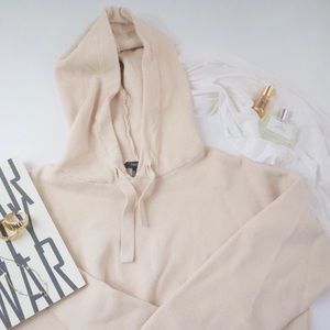 Beige cropped sweatshirt